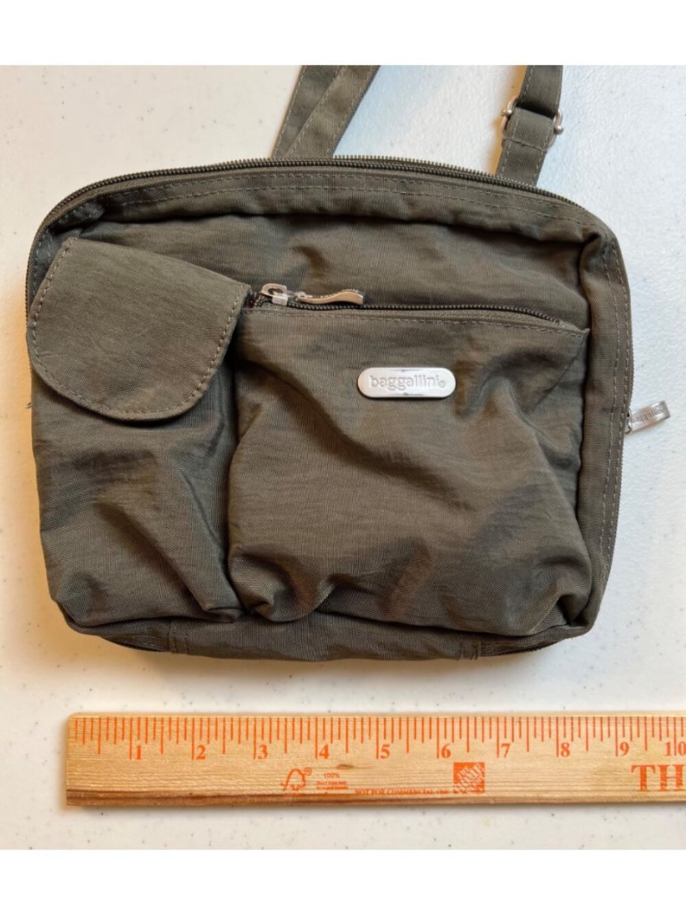 Olive Baggallini Crossbody Orange Interior - Picture 7 of 14
